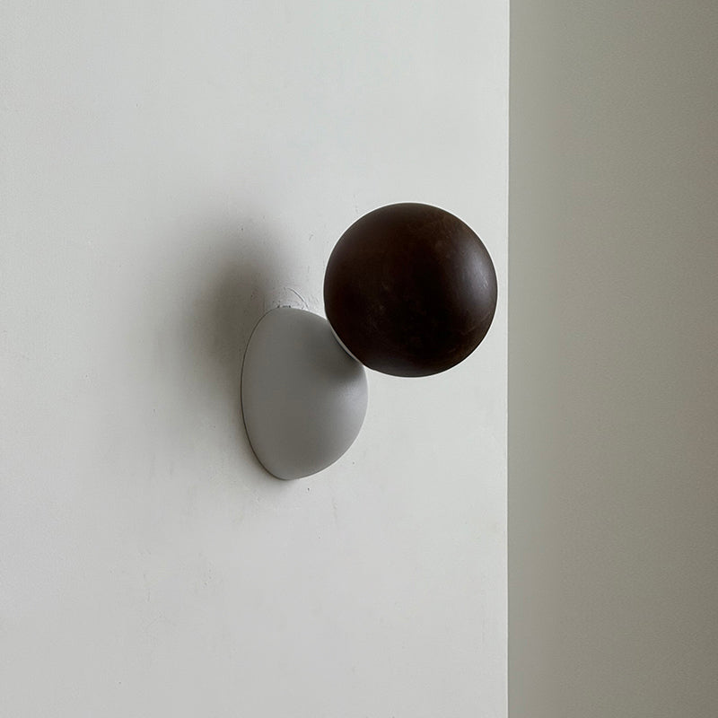 Arca Modern Minimalist Eclipse Mrable Wall Lamp