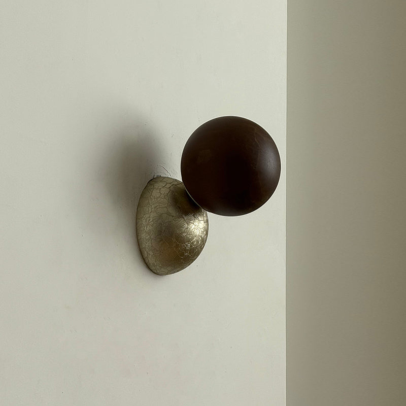 Arca Modern Minimalist Eclipse Mrable Wall Lamp