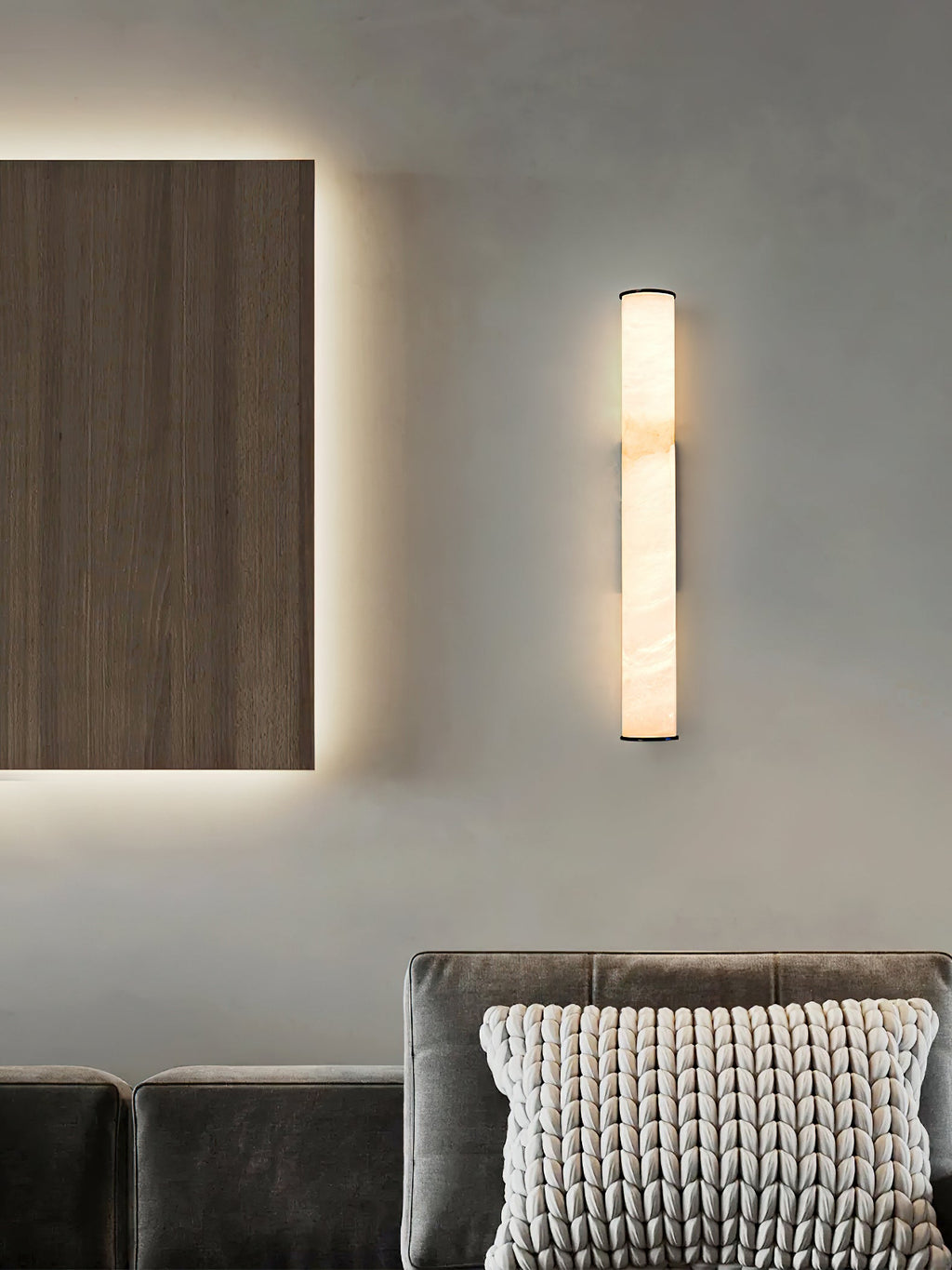 Arcus  Elegance Brass Alabaster Sconce Wall Lamp