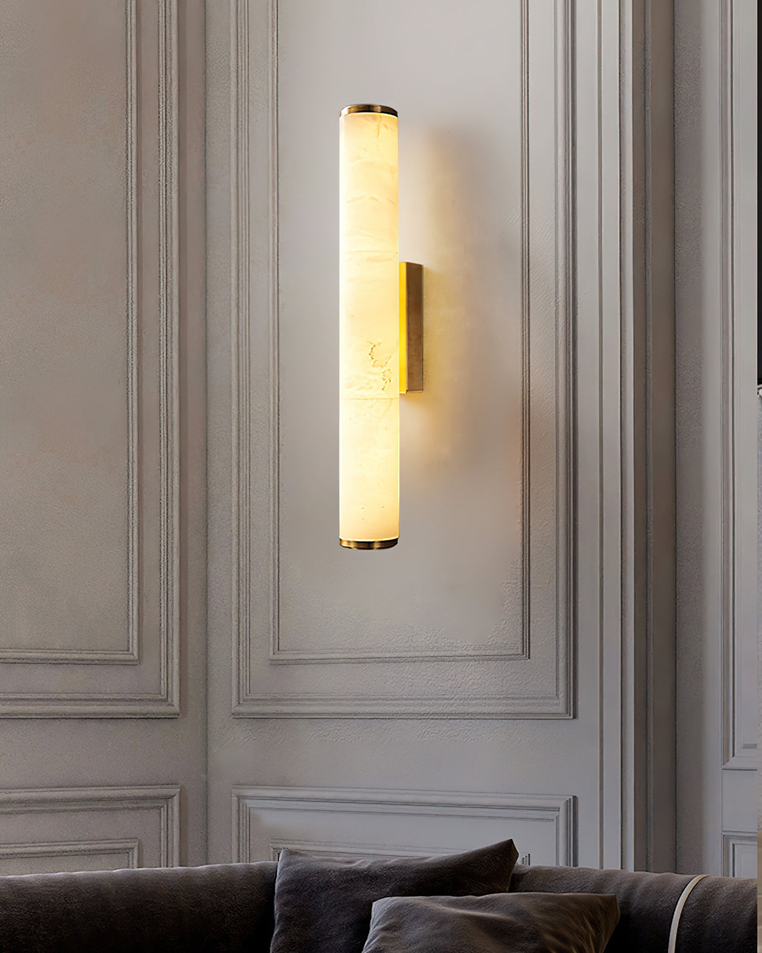 Arcus  Elegance Brass Alabaster Sconce Wall Lamp