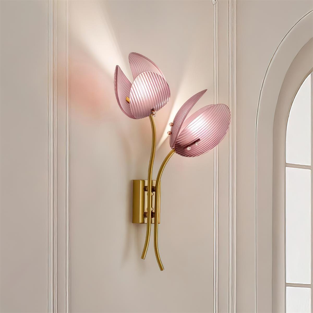 Calyssa Petal-Form Wall Lamp