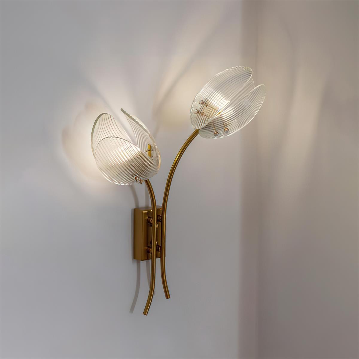 Calyssa Petal-Form Wall Lamp
