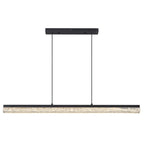 Lustra Pendant Light Black Acrylic Linear