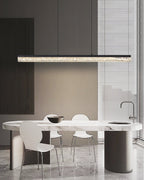 Lustra Pendant Light Black Acrylic Linear