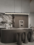 Lustra Pendant Light Black Acrylic Linear