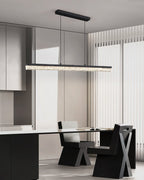 Lustra Pendant Light Black Acrylic Linear