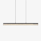 Lustra Pendant Light Black Acrylic Linear