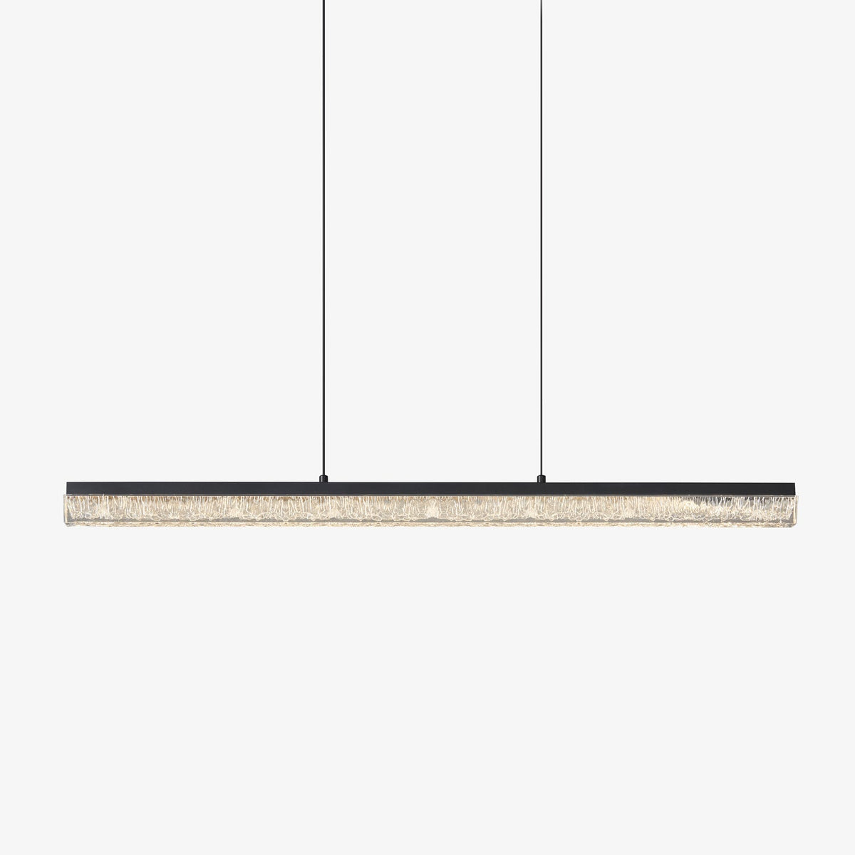 Lustra Pendant Light Black Acrylic Linear