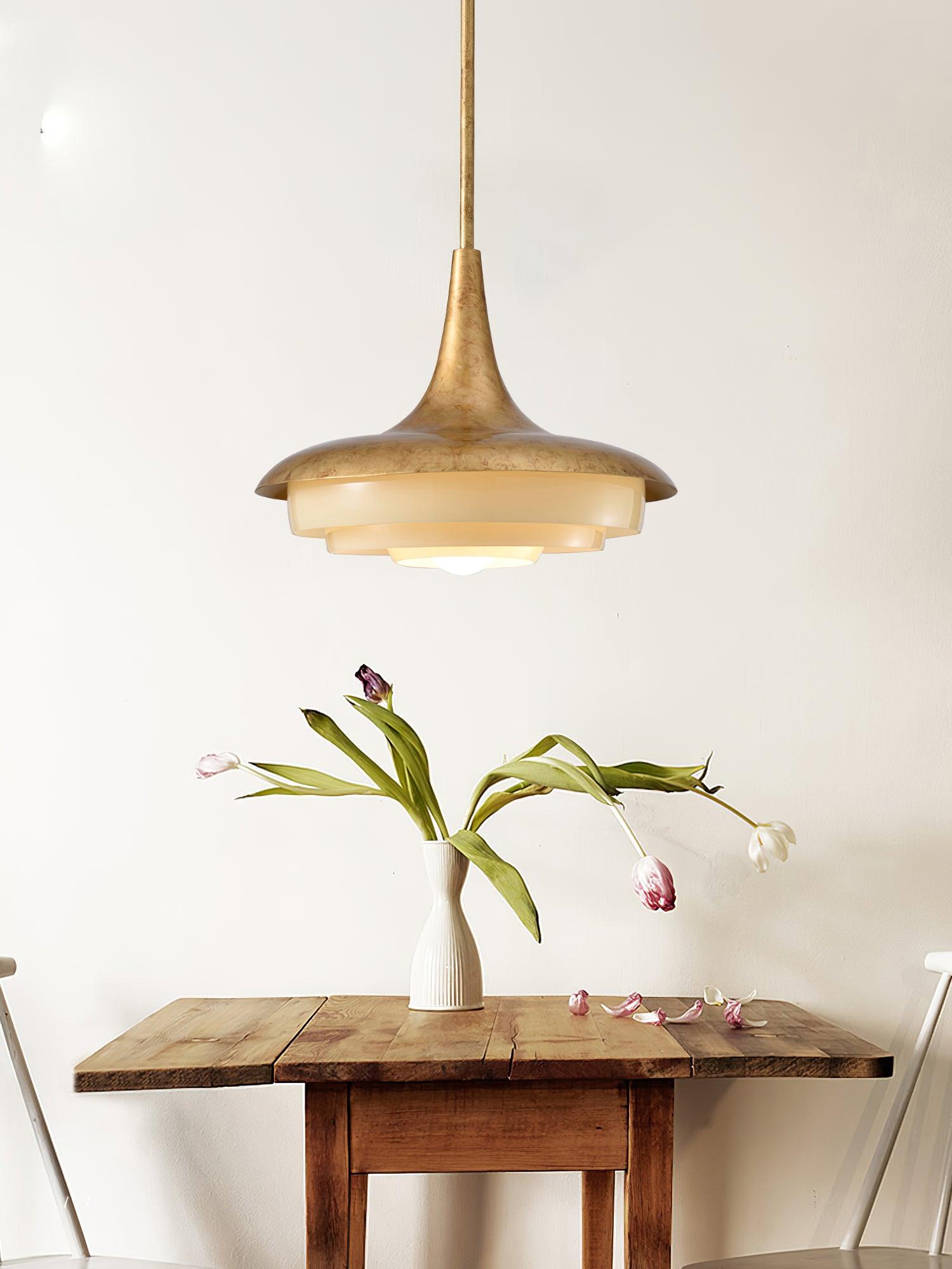 Vioce Mid-Century Modern Glass Pendant Light