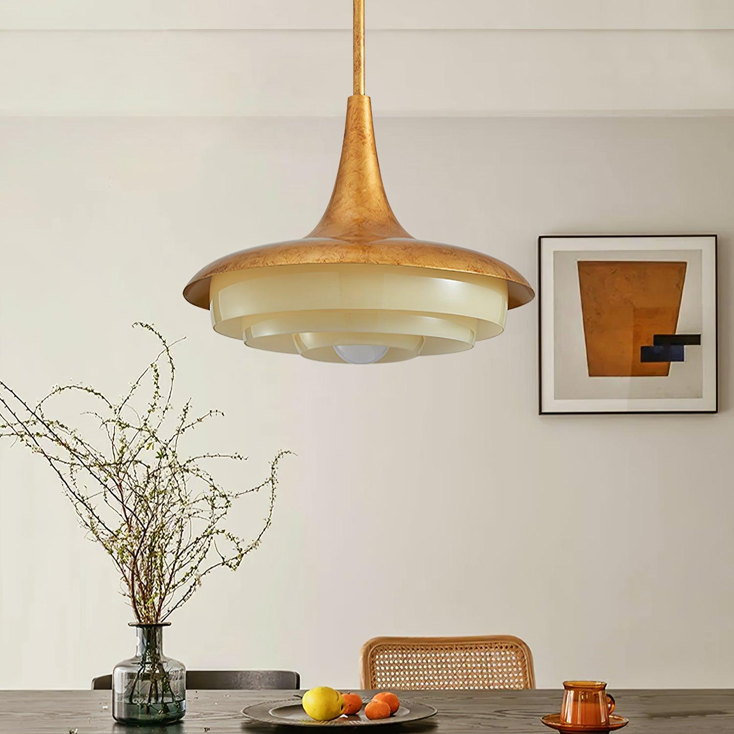 Vioce Mid-Century Modern Glass Pendant Light