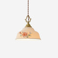 Camellia Pendant Lamp Romantic Porcelain Blossom