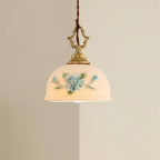 Camellia Pendant Lamp Romantic Porcelain Blossom