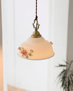 Camellia Pendant Lamp Romantic Porcelain Blossom