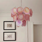 Camisa Chandelier Murano Glass Disc Layers
