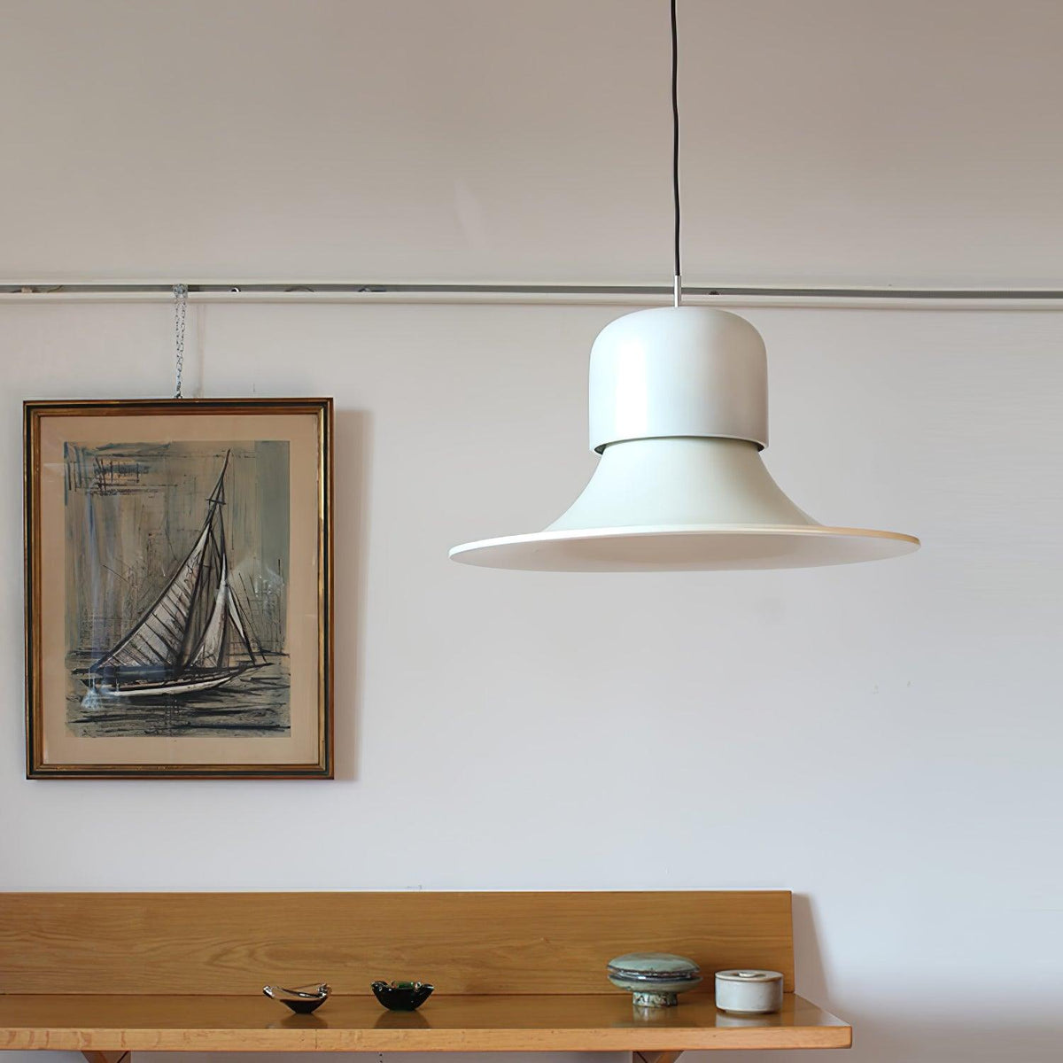 Lustra Pendant Light Aluminum Curved for Kitchen