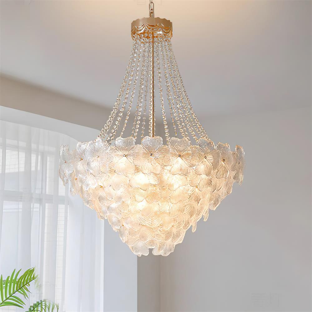 Campina Chandelier Crystal Flower Tiered