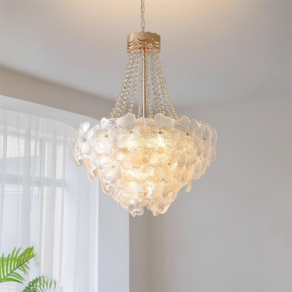 Campina Chandelier Crystal Flower Tiered