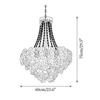 Campina Chandelier Crystal Flower Tiered