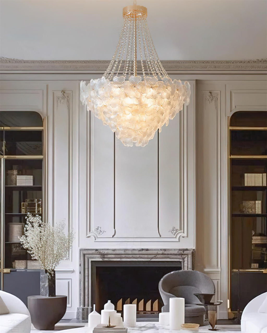 Campina Chandelier Crystal Flower Tiered
