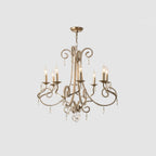 Elysara Crystal Candle Chandelier