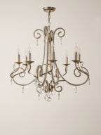 Elysara Crystal Candle Chandelier