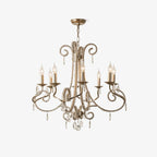 Elysara Crystal Candle Chandelier