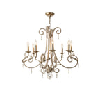 Elysara Crystal Candle Chandelier