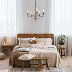 Aurora Chandelier Candlestick Farmhouse Rustic