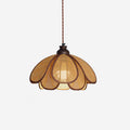 Capelina Pendant Lamp Rattan Petal Weave