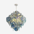 Carmosa Chandelier with Glass Disc Cascade