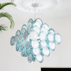 Carmosa Chandelier with Glass Disc Cascade