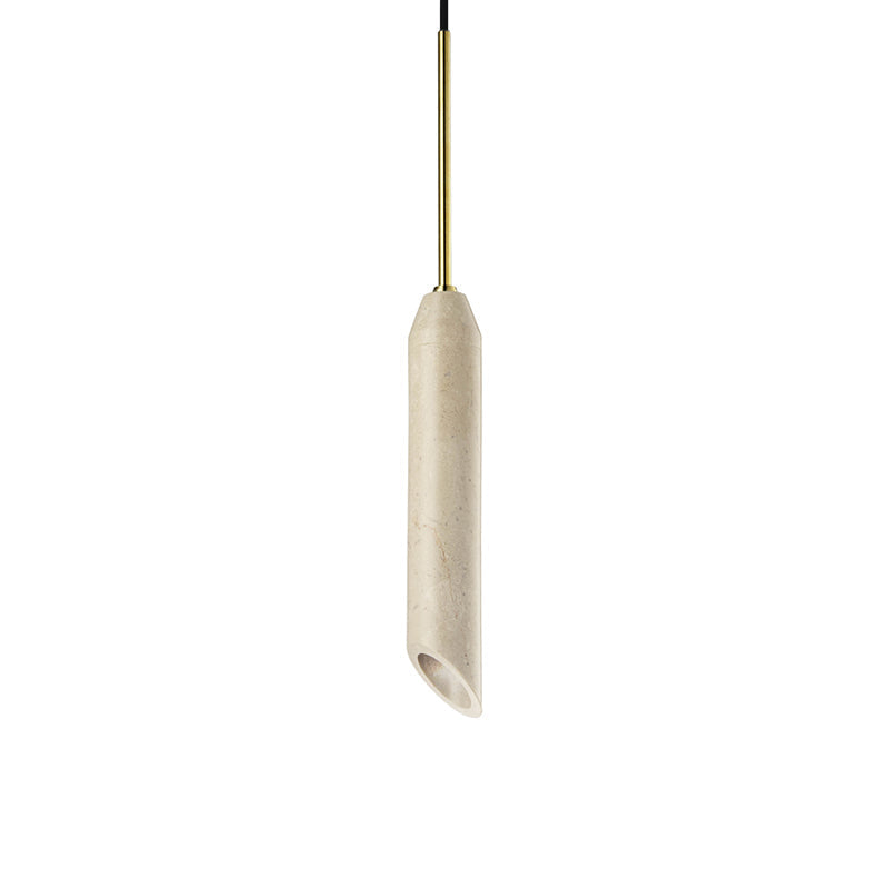 Arise Modern Minimalist Marble Travertine Pendant Lamp
