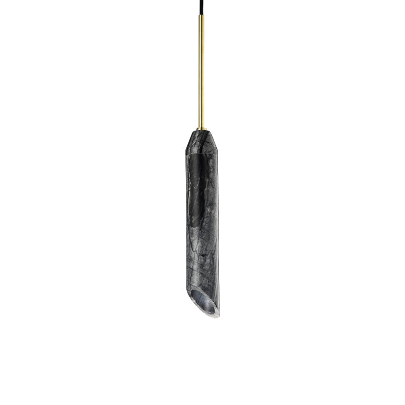 Arise Modern Minimalist Marble Travertine Pendant Lamp