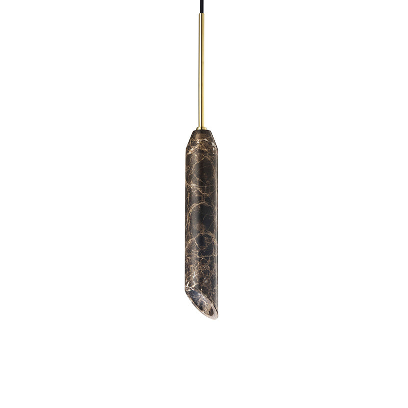 Arise Modern Minimalist Marble Travertine Pendant Lamp