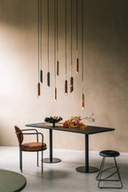 Arise Modern Minimalist Marble Travertine Pendant Lamp