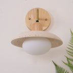 Aria Vintage Travertine Wall Light