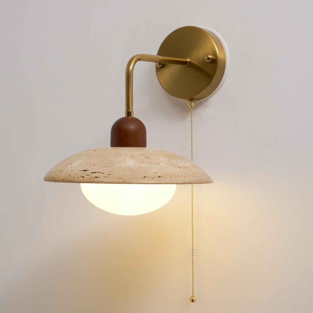 Cavone Travertine Wall Sconce