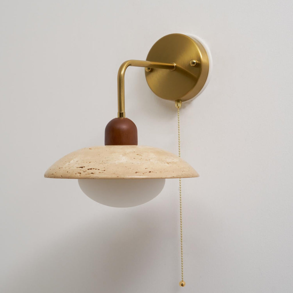 Cavone Travertine Wall Sconce