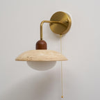 Cavone Travertine Wall Sconce