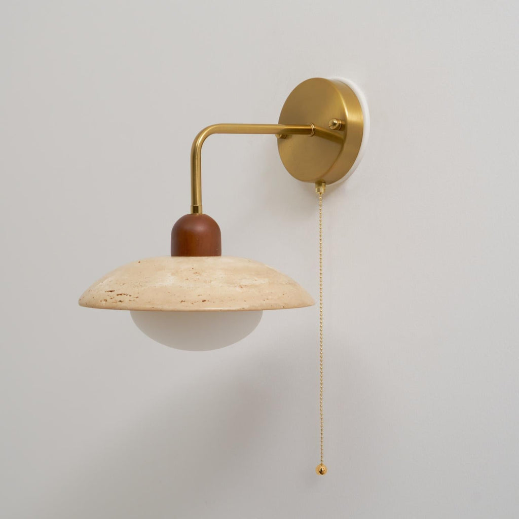 Cavone Travertine Wall Sconce