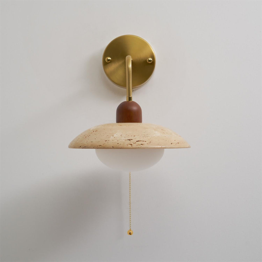 Cavone Travertine Wall Sconce
