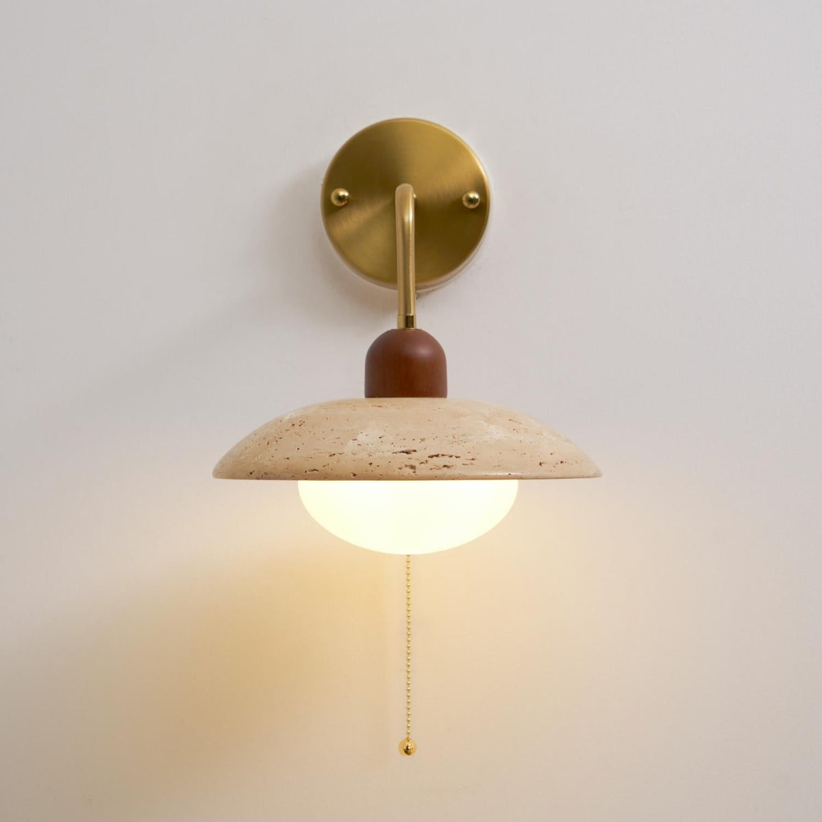 Cavone Travertine Wall Sconce