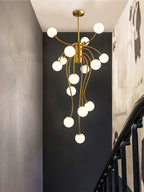 Astralyn Brass Globe Chandelier