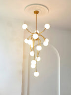 Astralyn Brass Globe Chandelier
