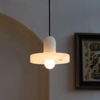 Ritta Pendant Lamp White Alabaster Vintage