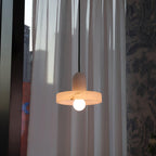 Ritta Pendant Lamp White Alabaster Vintage
