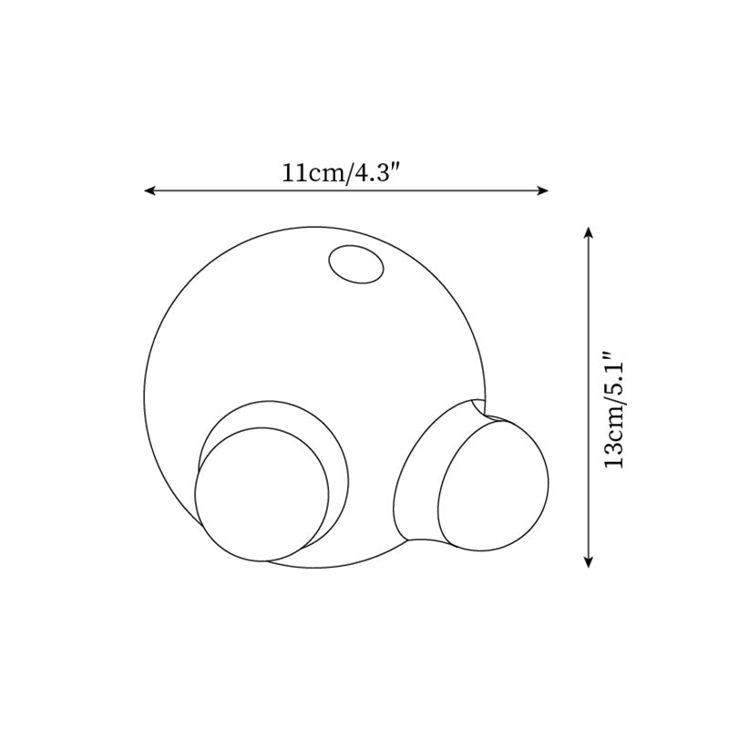 Doraemon Wall Lamp Playful Globe