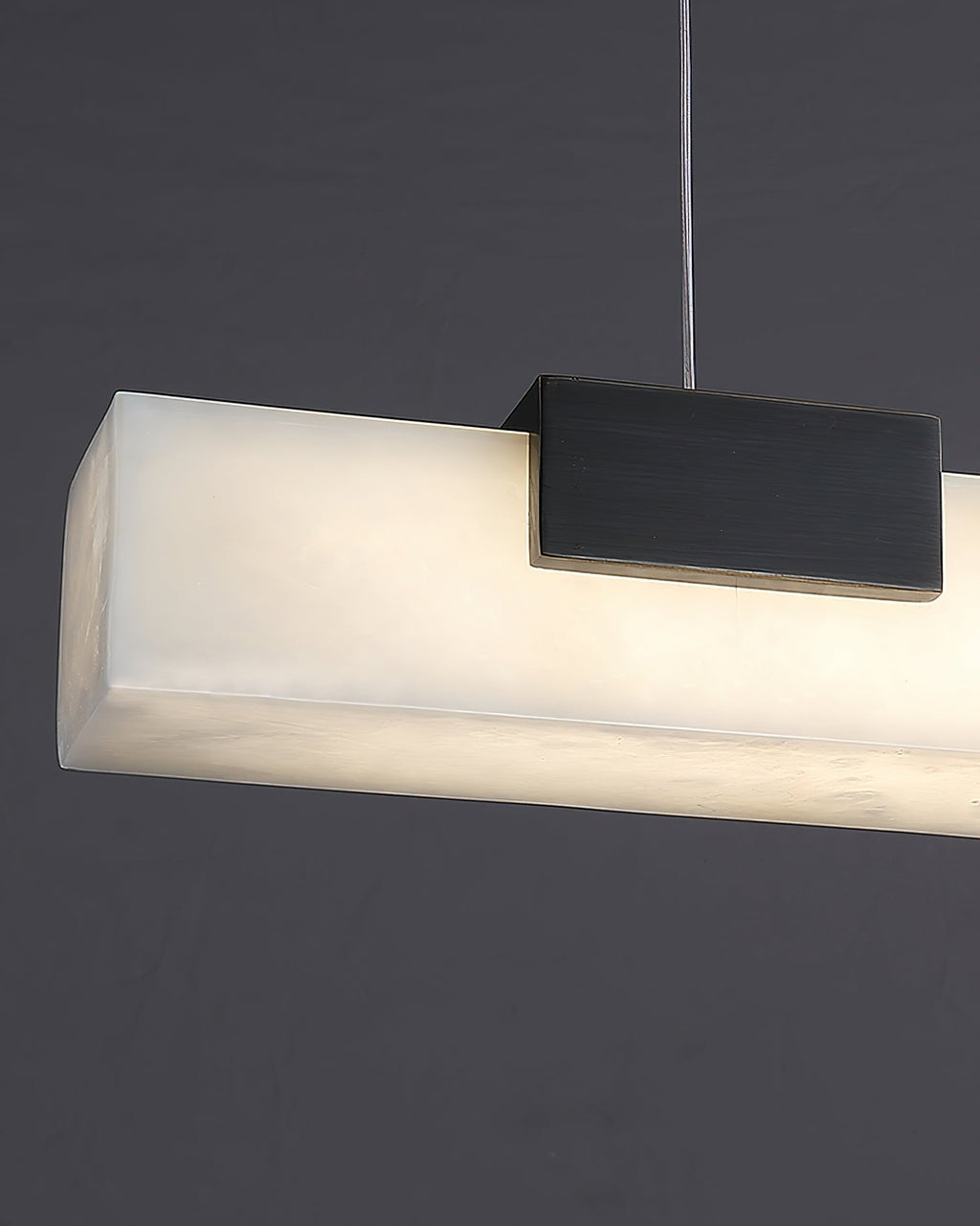 Avert  Modern Minimalist Brass Alabaster Pendant Light