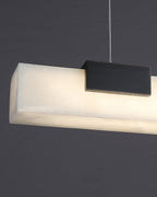 Avert  Modern Minimalist Brass Alabaster Pendant Light