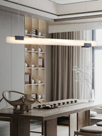 Avert  Modern Minimalist Brass Alabaster Pendant Light